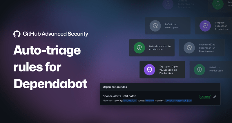 Introducing auto-triage rules for Dependabot