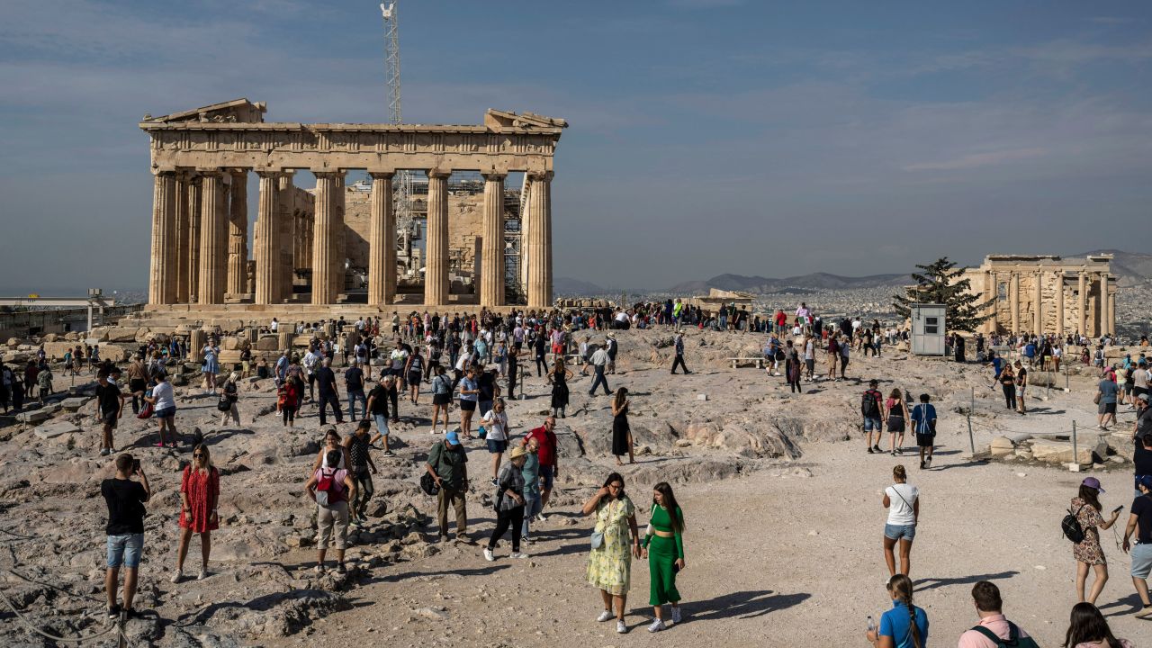 The Greek government has imposed a cap on the number of visitors to the Acropolis which will take effect from September. 