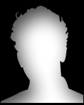 Silhouette of a man with short hair