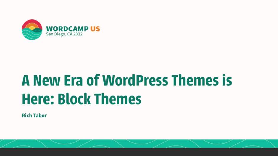 A new era of WordPress themes is here: block themes