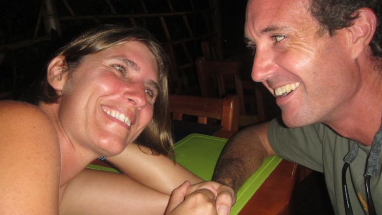 A romantic moment ashore in the Galapagos Islands, Ecuador - April 2013