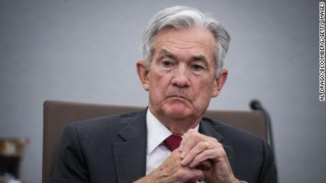 Jerome Powell, chairman of the US Federal Reserve, during a Fed Listens event in Washington, D.C., US, on Friday, Sept. 23, 2022. 