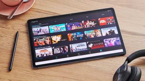 Detail of the Amazon Prime streaming app on the screen of a Samsung Galaxy Tab, taken on October 6, 2021. (Photo by Olly Curtis/Future Publishing)