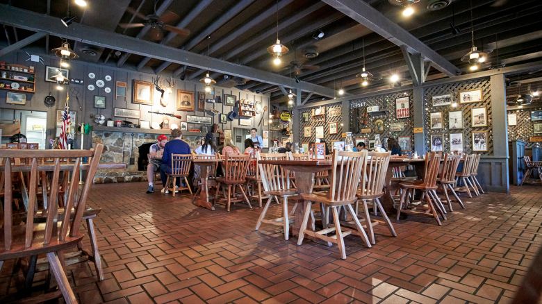 Inside a Cracker Barrel restaurant in Florida in 2019.