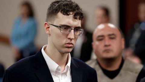 El Paso Walmart mass shooter Patrick Crusius is seen in court when he was arraigned, in El Paso, Texas, on October 10, 2019. 