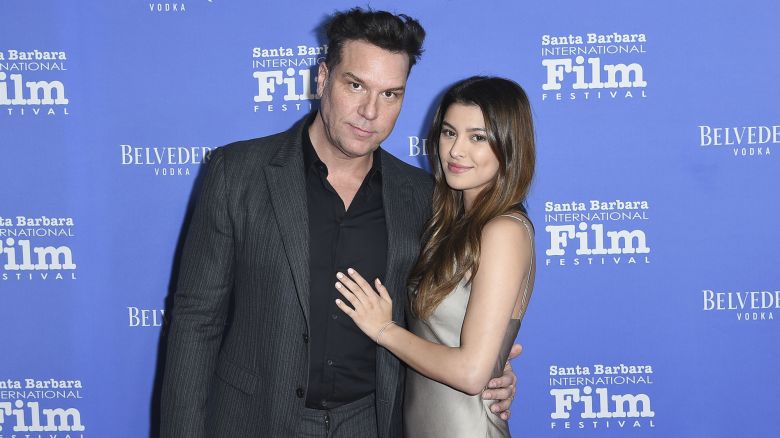 Dane Cook, left, and Kelsi Taylor attend the the 2019 Santa Barbara International Film Festival Cinema Vanguard Award on Thursday, Feb. 7, 2019, in Santa Barbara, Calif. 