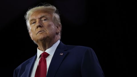 Republican presidential candidate former U.S. President Donald Trump speaks at the Faith and Freedom Road to Majority conference at the Washington Hilton on June 24, 2023 in Washington, DC. 