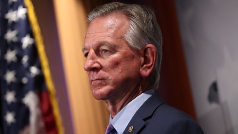 WASHINGTON, DC - JUNE 14: U.S. Sen. Tommy Tuberville (R-AL) speaks at a press conference on student loans at the U.S. Capitol  on June 14, 2023 in Washington, DC. The Senator spoke on legislation that would curb the increasing cost of higher education and would attempt to lower the amount of debt students take on. (Photo by Kevin Dietsch/Getty Images)