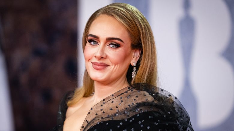 LONDON, ENGLAND - FEBRUARY 08: Adele attends The BRIT Awards 2022 at The O2 Arena on February 08, 2022 in London, England. (Photo by Samir Hussein/WireImage )