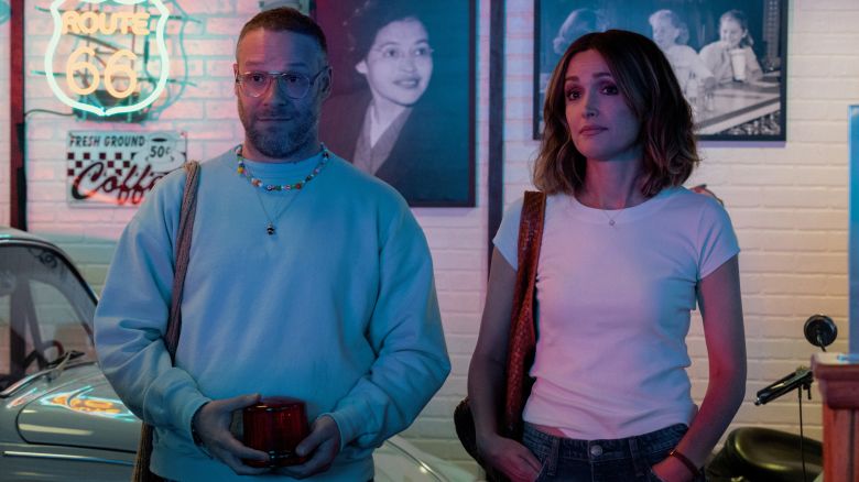 Seth Rogen and Rose Byrne in "Platonic," premiering Apple TV+.