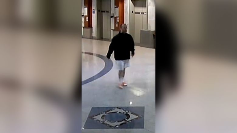 Surveillance video shows Tommy Wayne Boyd leaving Mercy Hospital South in St. Louis on foot.