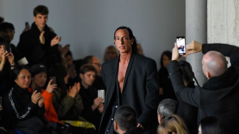 PARIS, FRANCE - JANUARY 16: A model walks the runway during the Rick Owens Menswear Fall/Winter 2020-2021 show as part of Paris Fashion Week on January 16, 2020 in Paris, France. (Photo by Victor VIRGILE/Gamma-Rapho via Getty Images)