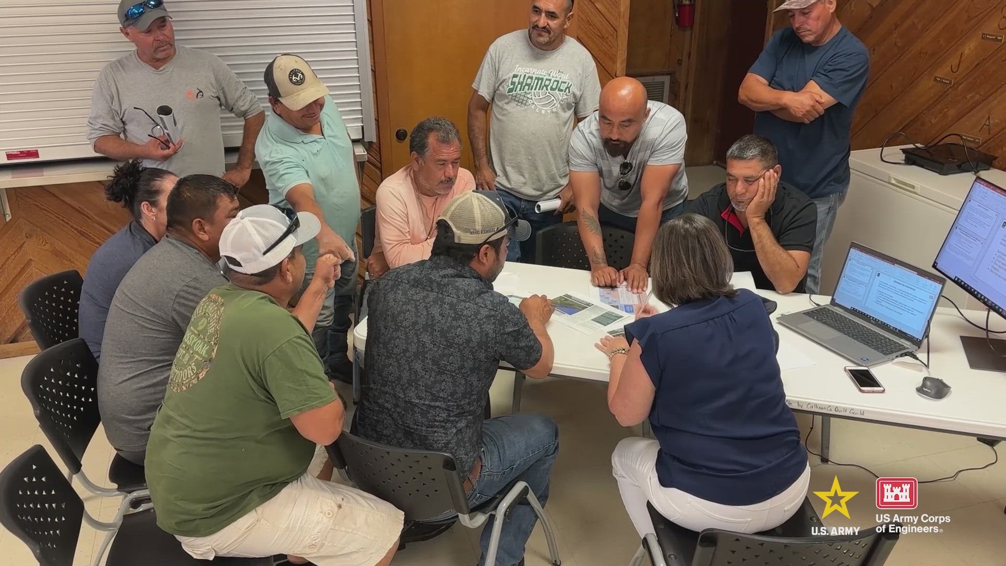 The U.S. Army Corps of Engineers Galveston District held a Matagorda Ship Channel (MSC) Supplemental Environmental Impact Statement (SEIS) Open House in Port Lavaca, Texas, June 7, 2023. Galveston District Commander Col. Rhett Blackmon and staff traveled to the region to meet with stakeholders and the public regarding the MSC SEIS and how the public may submit comments directly to the district regarding their concerns. The MSC was constructed in the 1960s to allow deep-draft vessels to travel between the Gulf of Mexico and Matagorda and Lavaca Bays. The channel is part of Port of Port Lavaca – Point Comfort, a major seaport in the state and nation, and carries approximately 11.6 million tons of commerce annually. U.S. Army video by Trevor Welsh.