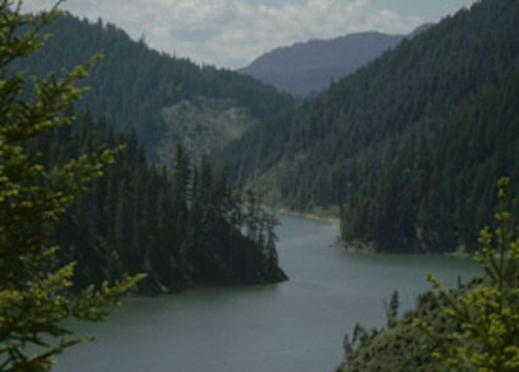 aerial photo of Blue River