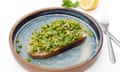 Peas on toast.