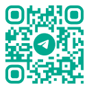 QR code for opening Kaspersky Technical Support channel on Telegram