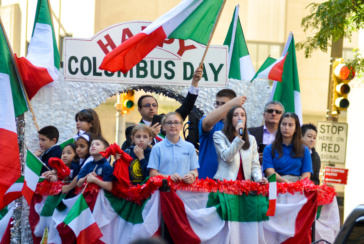 Columbus Day parade.