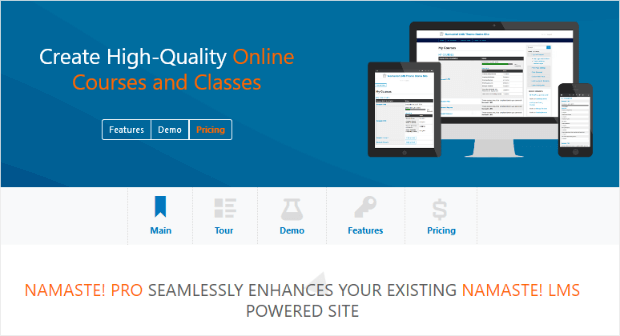 namaste! lms plugin for wordpress