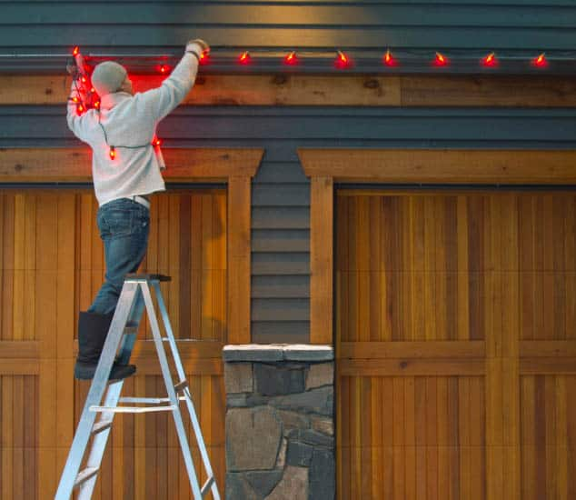 Holiday Light Hanging