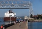 Ship arriving in Duluth