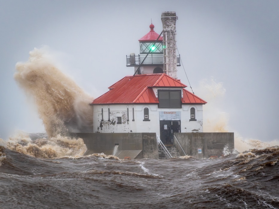 The U.S. Army Corps of Engineers, Detroit District, urges caution around Great Lakes harbor piers and breakwaters, particularly during high wind and wave events. 

Accidents can occur near harbor structures during turbulent weather late in the year. The lakeshore attracts residents and visitors who may not be aware of the powerful impacts strong winds and storms can bring to shorelines and harbor structures.  