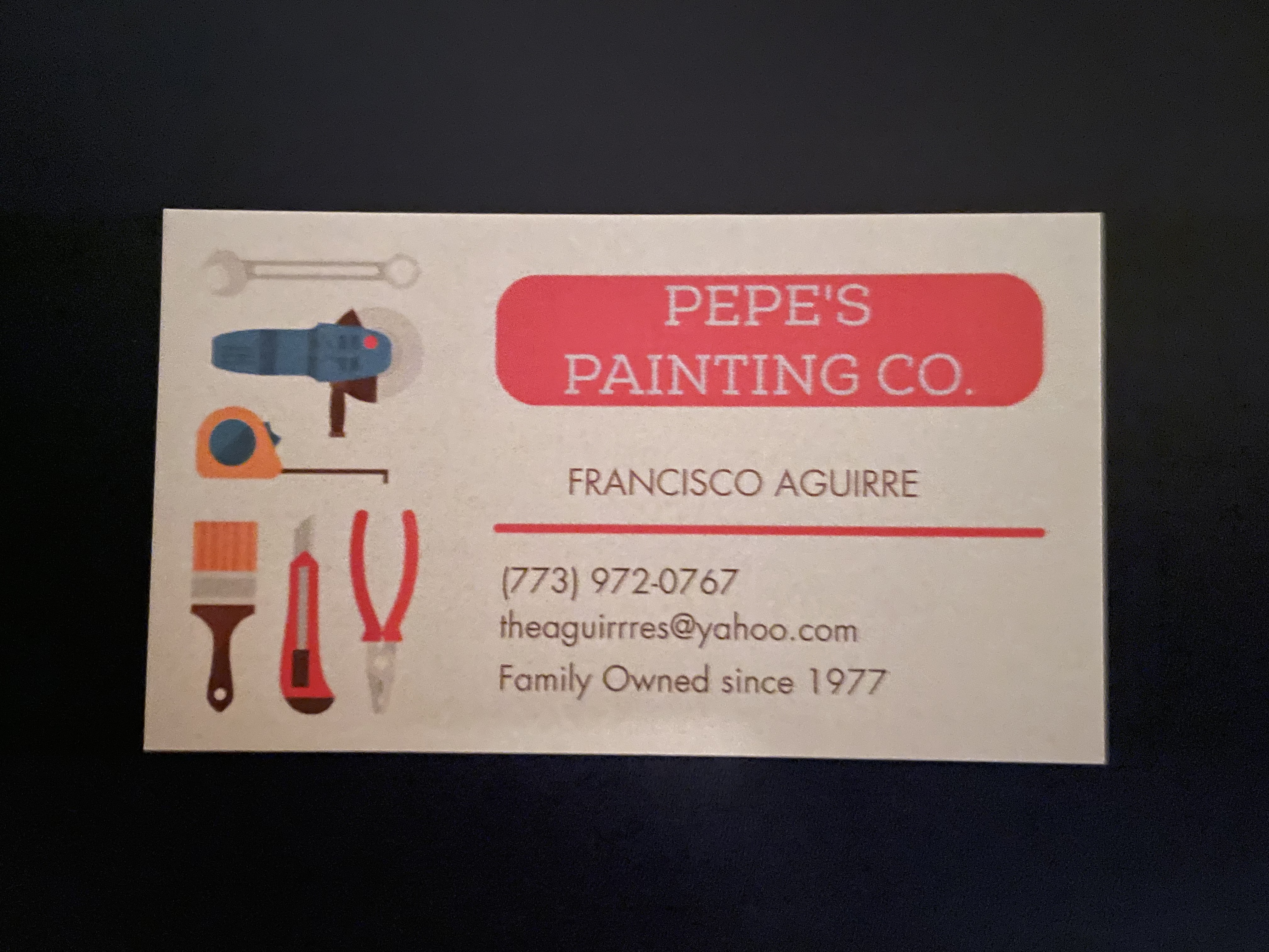 Pepes Painting Company Logo