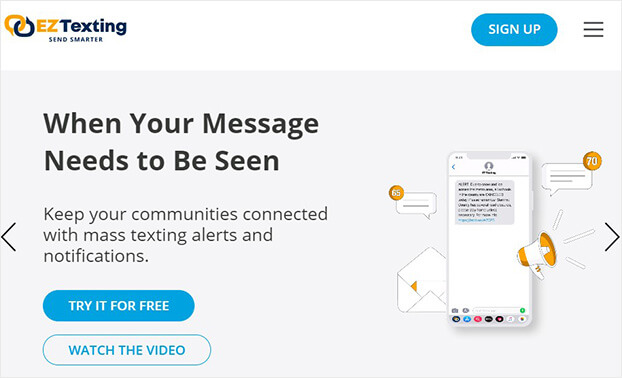 EZ Texting SMS marketing tool