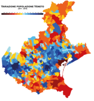 Variazione della popolazione (2011-2019)