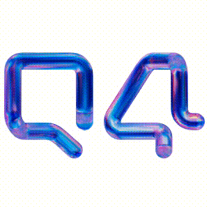 Q4 Logo White