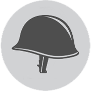 Hard hat on a grey background