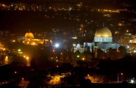 Jerusalem by night