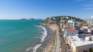 The Malecón waterfront area in Mazatlán, Mexico