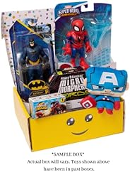 Toy Box Monthly - Kids Toy Subscription Box. Receive 4-6 Small Licensed Toys for Boys Ages 4 to 8