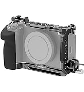 NEEWER ZV-E1 Camera Cage with HDMI Cable Clamp & Silicone Grip, NATO Rail 3/8" ARRI Locating 1/4"...