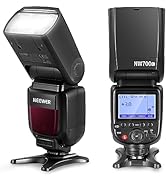 NEEWER NW700-C TTL Flash Speedlite Compatible with Canon DSLR Cameras, 1/8000s High Speed Sync Sp...