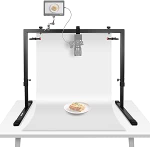 NEEWER Steel Tabletop Camera Mount Rig for Overhead Shots - For Desks ≥3.3&#39;/1m Long