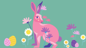 Illustration of Easter Bunny