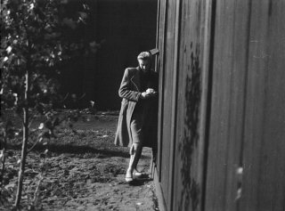 Photograph documenting medical experiments on a Polish prisoner in the Ravensbrück concentration camp