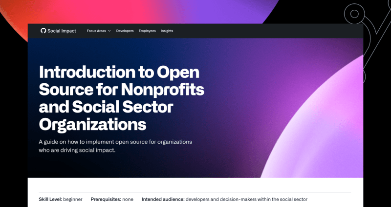 A guide to open source for the social sector