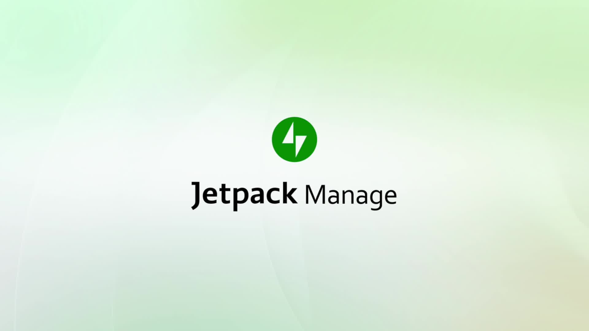 Jetpack Manage Overview