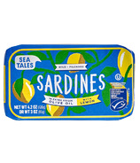 Sea Tales Sardines in Extra Virgin Olive Oil with Lemon