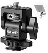 NEEWER Field Monitor Holder with Cold Shoe Mount, Anti Twist 1/4" Screw for 5" & 7" Monitor Compa...