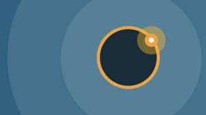 Illustration of solar eclipse