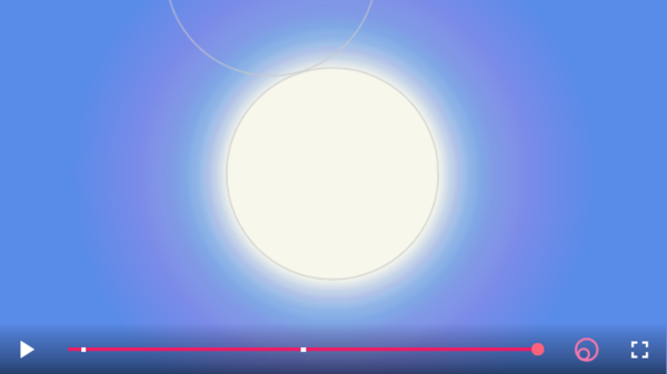 Fourth contact at the June 2020 annular solar eclipse, as seen from Sirsa, Haryana, India—screenshot from animation.