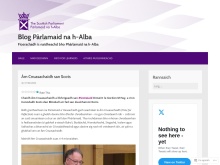 Blog Pàrlamaid na h-Alba