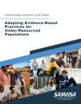 Adapting Evidence-based Practices for Under-resourced Populations