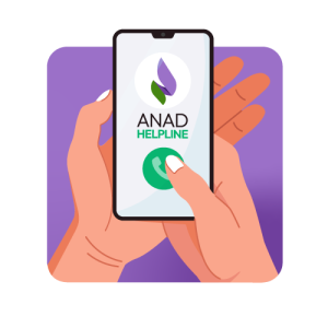 Phone with ANAD Helpline