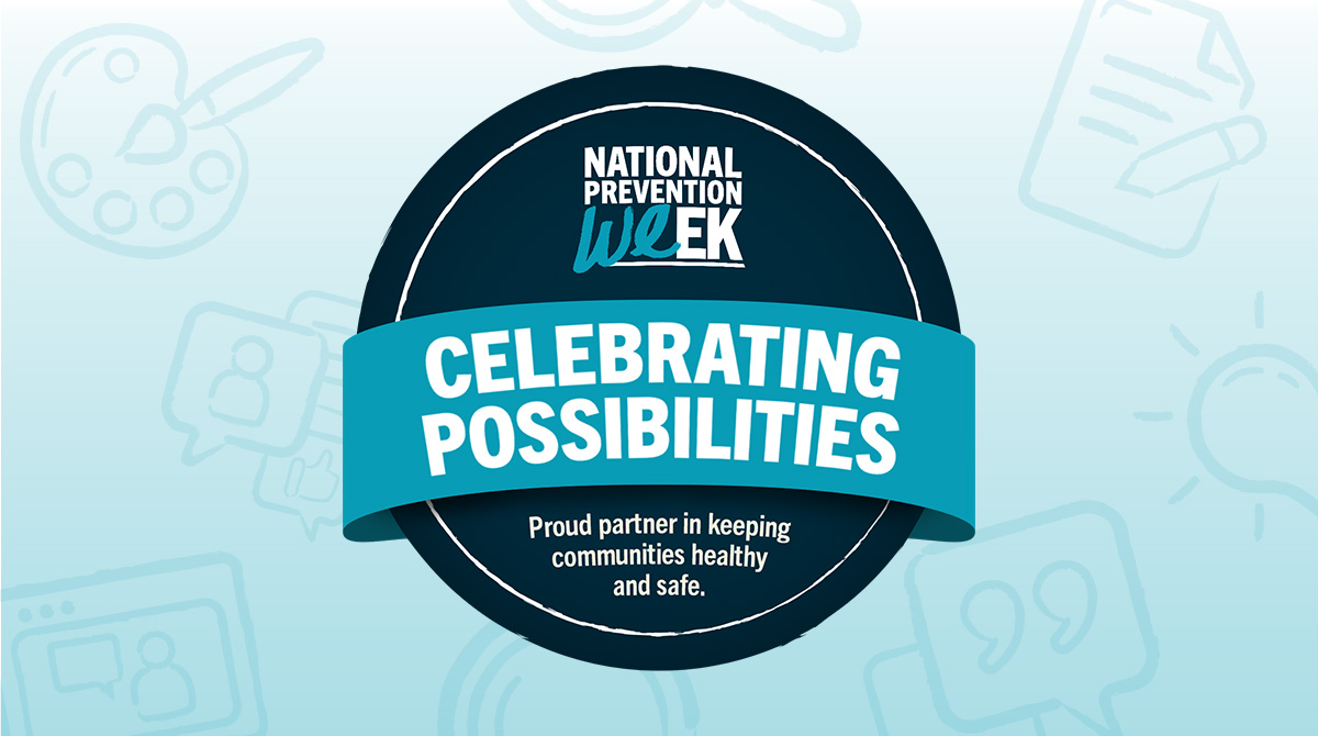 National Prevention Week badge twitter