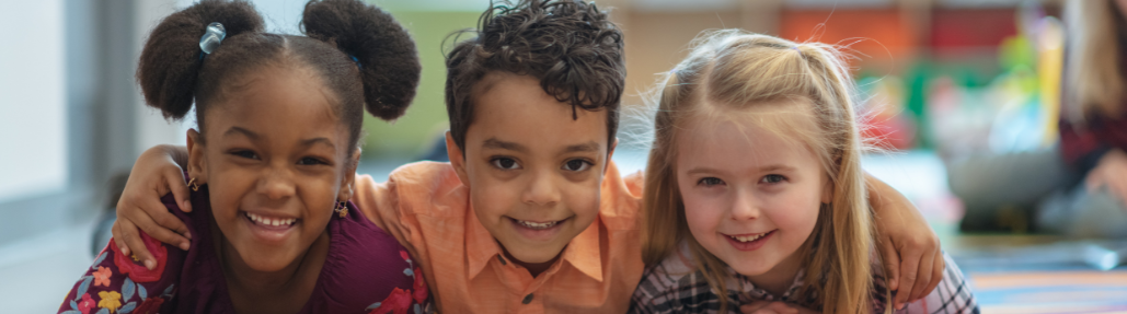 group of children smiling