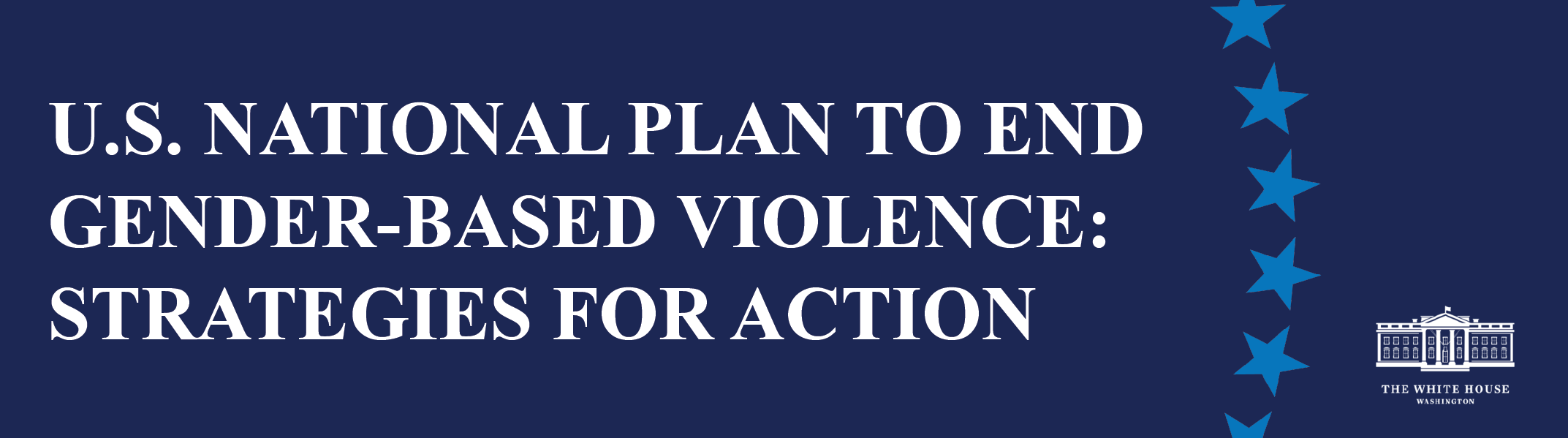 U.S. National Plan to End Gender-Based Violence: Strategies for Action PDF Cover